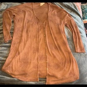 XL White Crow Duster/Cardigan